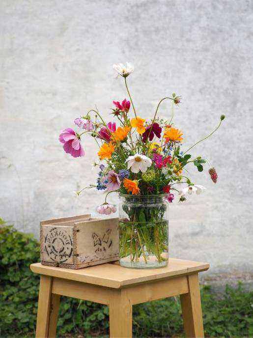 Floral arrangement close-up