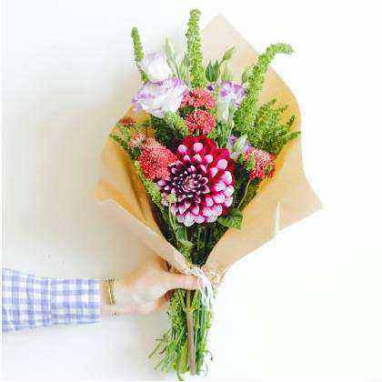 Hand-tied bouquet example